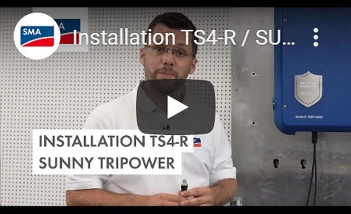Installation TS4-R Sunny Tripower