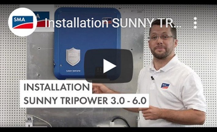 Installation Sunny Tripower 3.0–6.0
