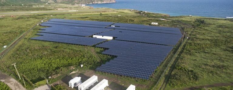 荷属安的列斯群岛圣尤斯特歇斯岛4.15MW大规模太阳能电站